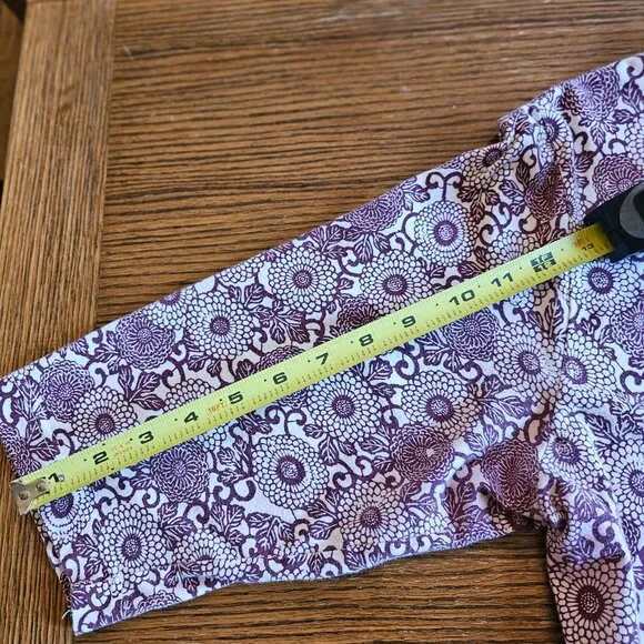 Effie's Heart Purple Patterned Midi Dress - Picture 10 of 11